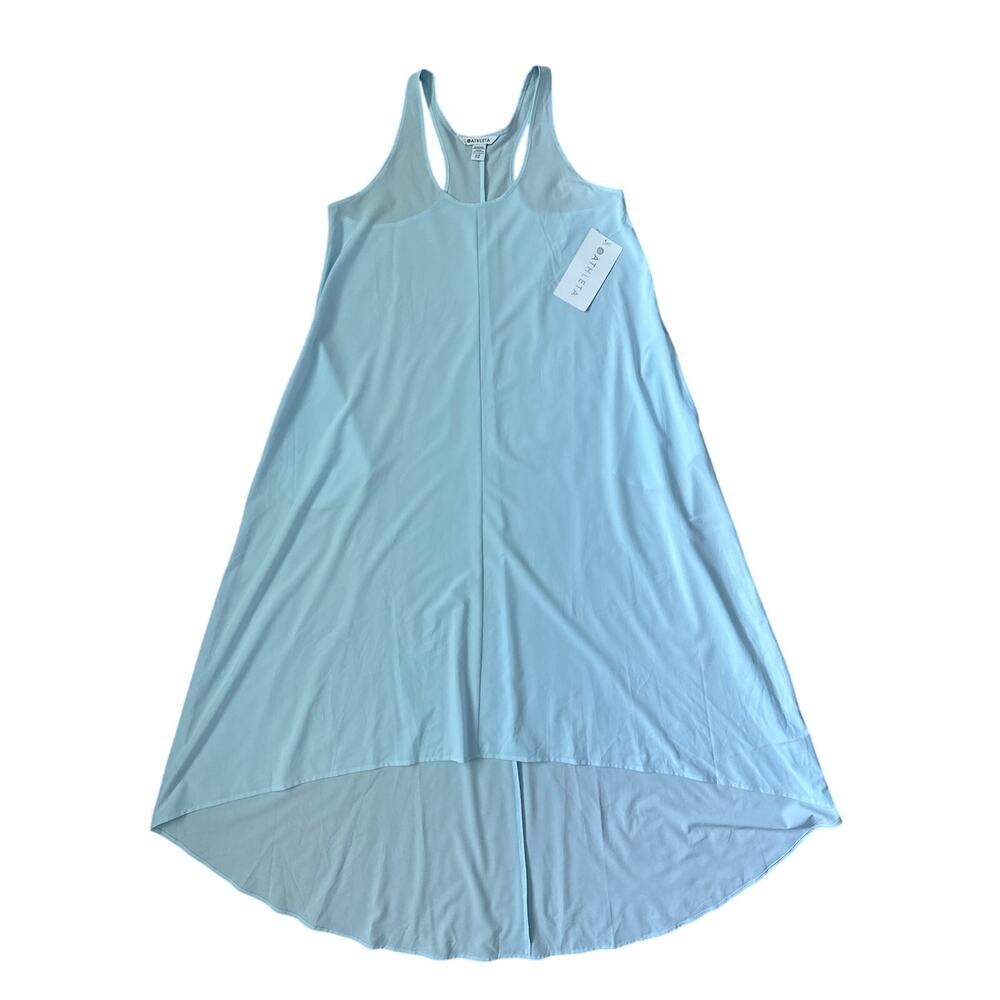 Athleta Presidio Traveler Maxi Dress Light Blue Size Small - Picture 6 of 9